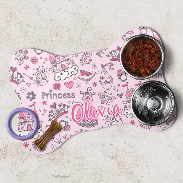 Princess Dog Bone Shaped Mat Lifestyle