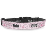Princess Deluxe Dog Collar - Extra Large (16" to 27") (Personalized)