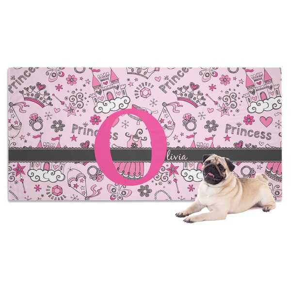 Custom Princess Dog Towel (Personalized)