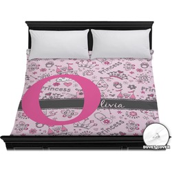 Princess Duvet Cover - King (Personalized)