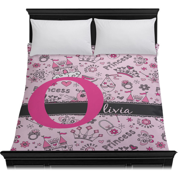 Princess Duvet Cover - Queen - On Bed - No Prop