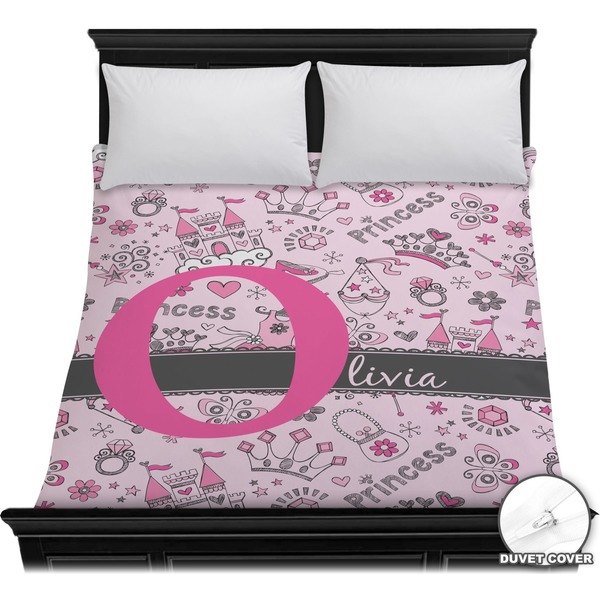 Custom Princess Duvet Cover - Full / Queen (Personalized)
