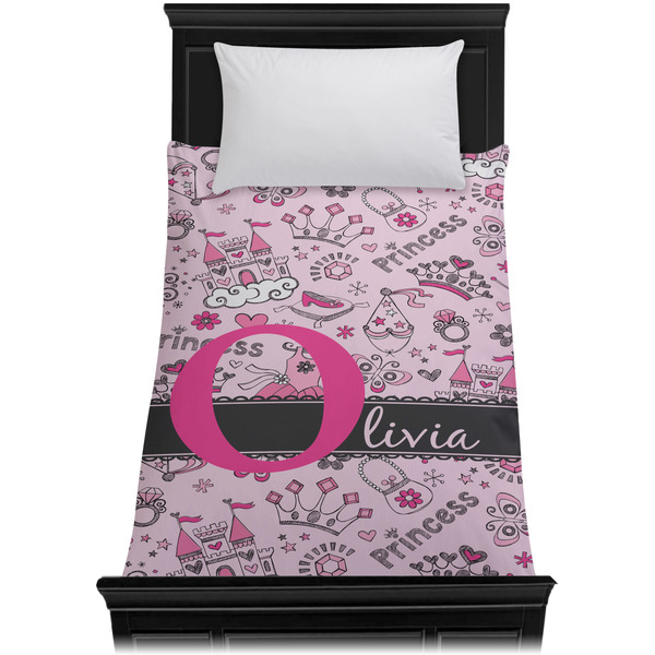 Princess Duvet Cover - Twin - On Bed - No Prop