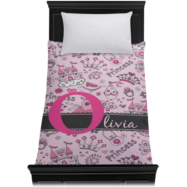 Princess Duvet Cover - Twin XL - On Bed - No Prop
