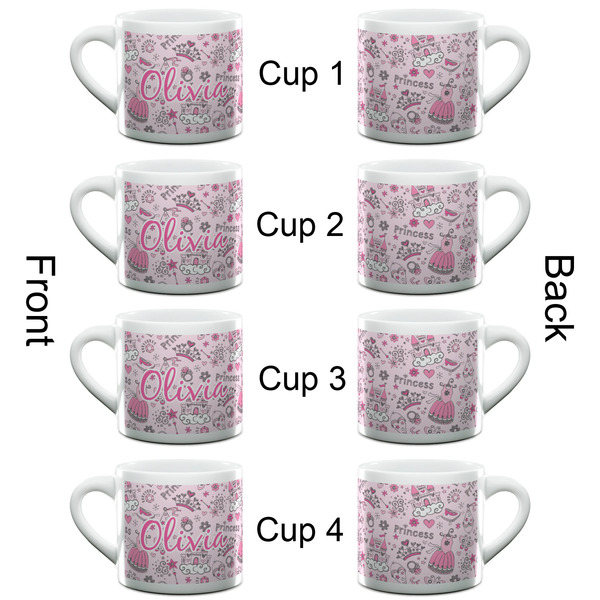 Princess Espresso Cup - 6oz (Double Shot Set of 4) APPROVAL
