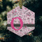 Princess Frosted Glass Ornament - Hexagon (Lifestyle)