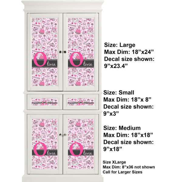 Princess Full Cabinet (Show Sizes)