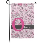 Princess Small Garden Flag - Double Sided w/ Name and Initial