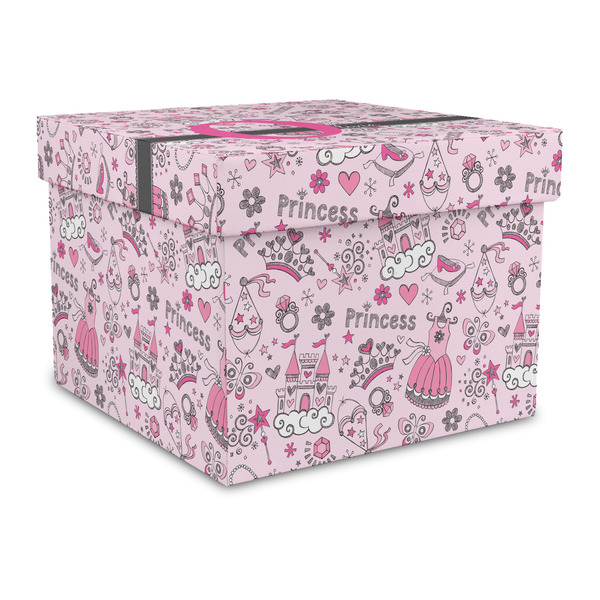 Custom Princess Gift Box with Lid - Canvas Wrapped - Large (Personalized)