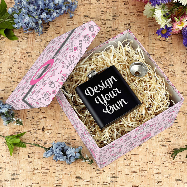 Princess Gift Boxes with Lid - Canvas Wrapped - Large - In Context