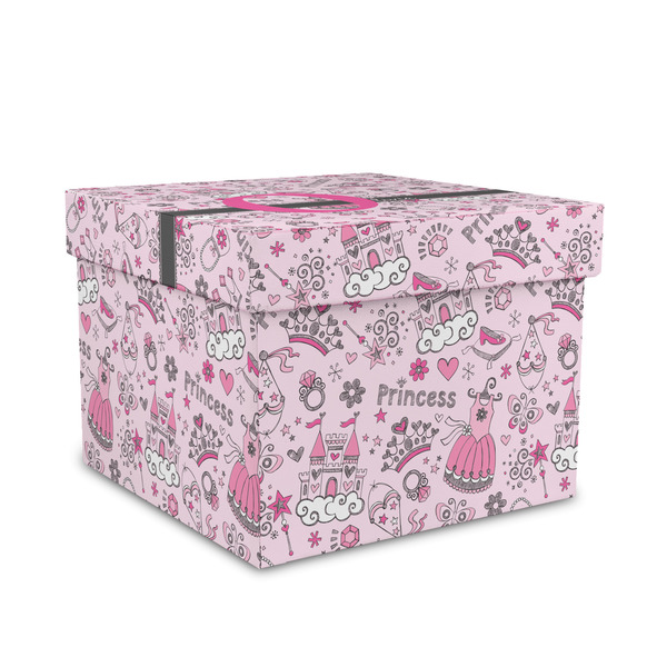 Custom Princess Gift Box with Lid - Canvas Wrapped - Medium (Personalized)
