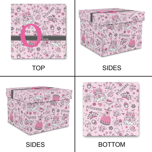 Princess Gift Boxes with Lid - Canvas Wrapped - Small - Approval