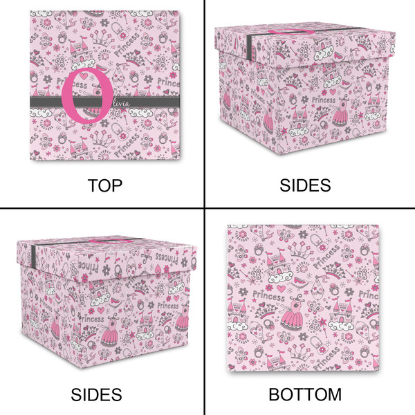 Princess Gift Boxes with Lid - Canvas Wrapped - X-Large - Approval