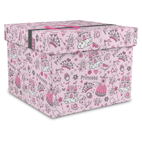 Custom Princess Gift Box with Lid - Canvas Wrapped - X-Large (Personalized)