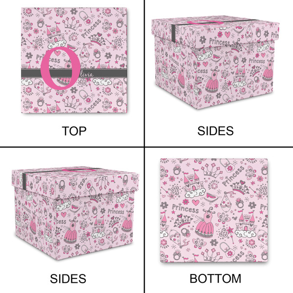Princess Gift Boxes with Lid - Canvas Wrapped - XX-Large - Approval