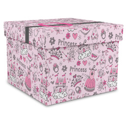 Princess Gift Box with Lid - Canvas Wrapped - XX-Large (Personalized)