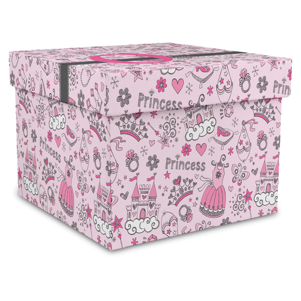 Custom Princess Gift Box with Lid - Canvas Wrapped - XX-Large (Personalized)