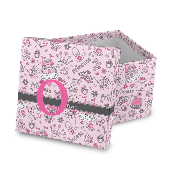 Custom Princess Gift Box with Lid - Canvas Wrapped (Personalized)