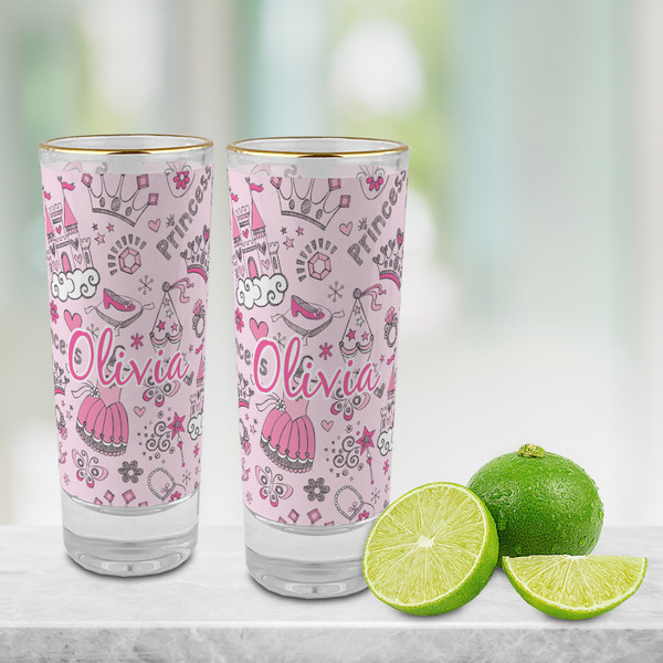 Princess Glass Shot Glass - 2 oz - LIFESTYLE