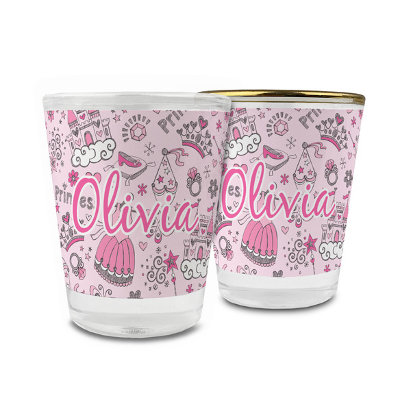 Custom Princess Glass Shot Glass - 1.5 oz (Personalized)