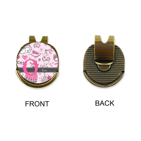 Princess Golf Ball Hat Clip Marker - Apvl - GOLD