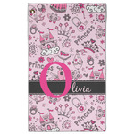 Princess Golf Towel - Poly-Cotton Blend w/ Name and Initial