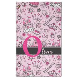 Princess Golf Towel - Poly-Cotton Blend w/ Name and Initial
