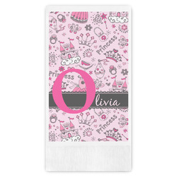 Princess Guest Napkins - Full Color - Embossed Edge (Personalized)