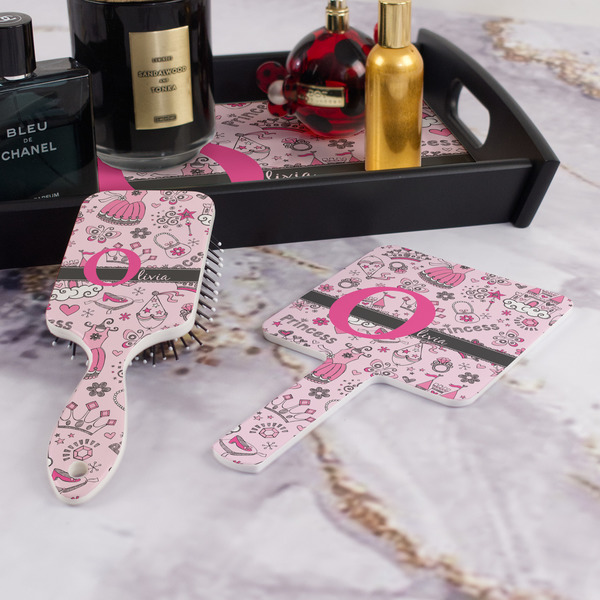 Princess Hair Brush and Hand Mirror - Bathroom Scene