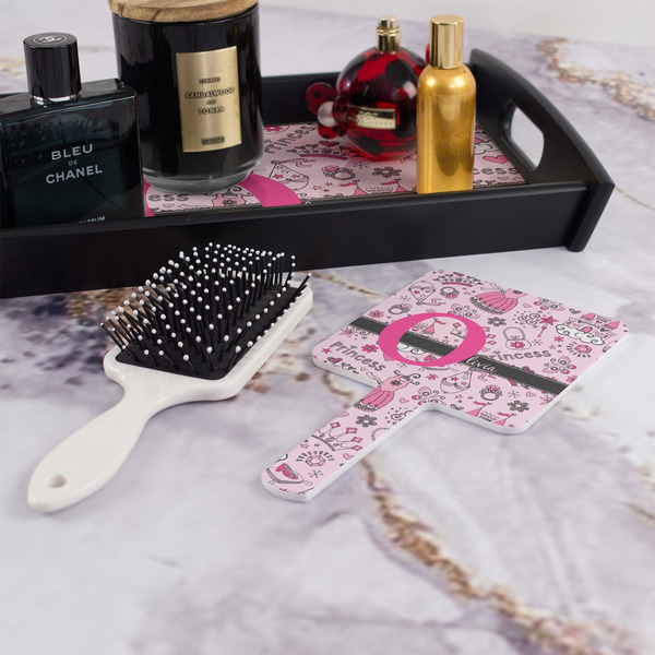 Princess Hand Mirror - With Hair Brush