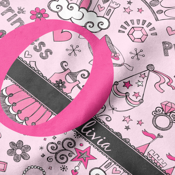 Princess Hooded Baby Towel- Detail Close Up