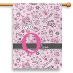 Princess 28" House Flag - Double Sided (Personalized)