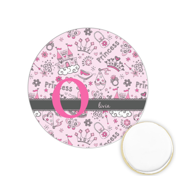 Custom Princess Printed Cookie Topper - 1.25" (Personalized)