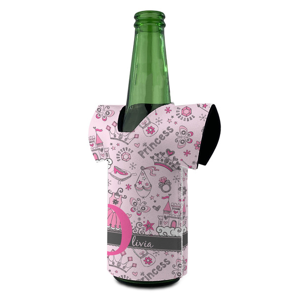 Princess Jersey Bottle Cooler - ANGLE (on bottle)