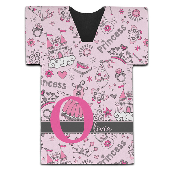 Princess Jersey Bottle Cooler - Set of 4 - FRONT (flat)