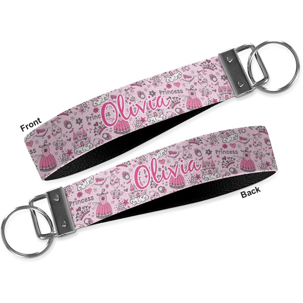 Princess Key-chain - Metal and Nylon - Front and Back
