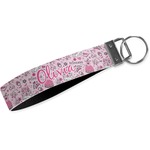 Princess Wristlet Webbing Keychain Fob (Personalized)
