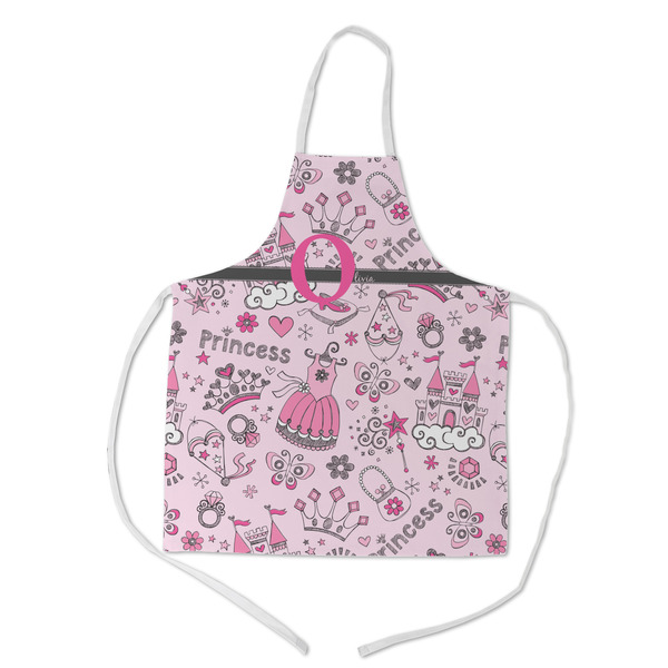 Custom Princess Kid's Apron w/ Name and Initial