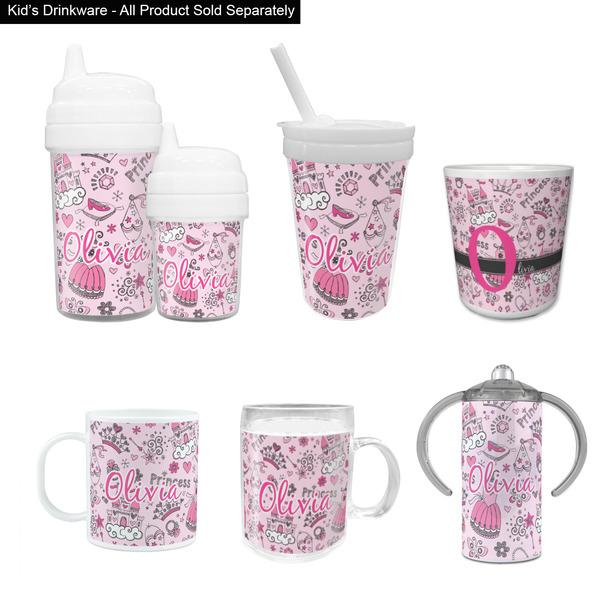 Princess Kid's Drinkware - Customized & Personalized