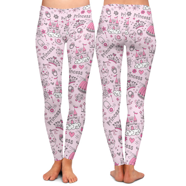 Princess Ladies Leggings - Front and Back
