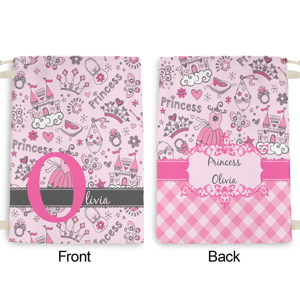 Princess Large Laundry Bag - Front & Back View