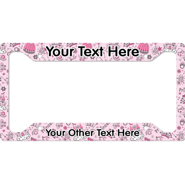 Custom Princess License Plate Frame - Style A (Personalized)