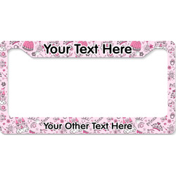 Princess License Plate Frame - Style B (Personalized)