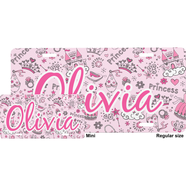 Princess License Plate (Sizes)