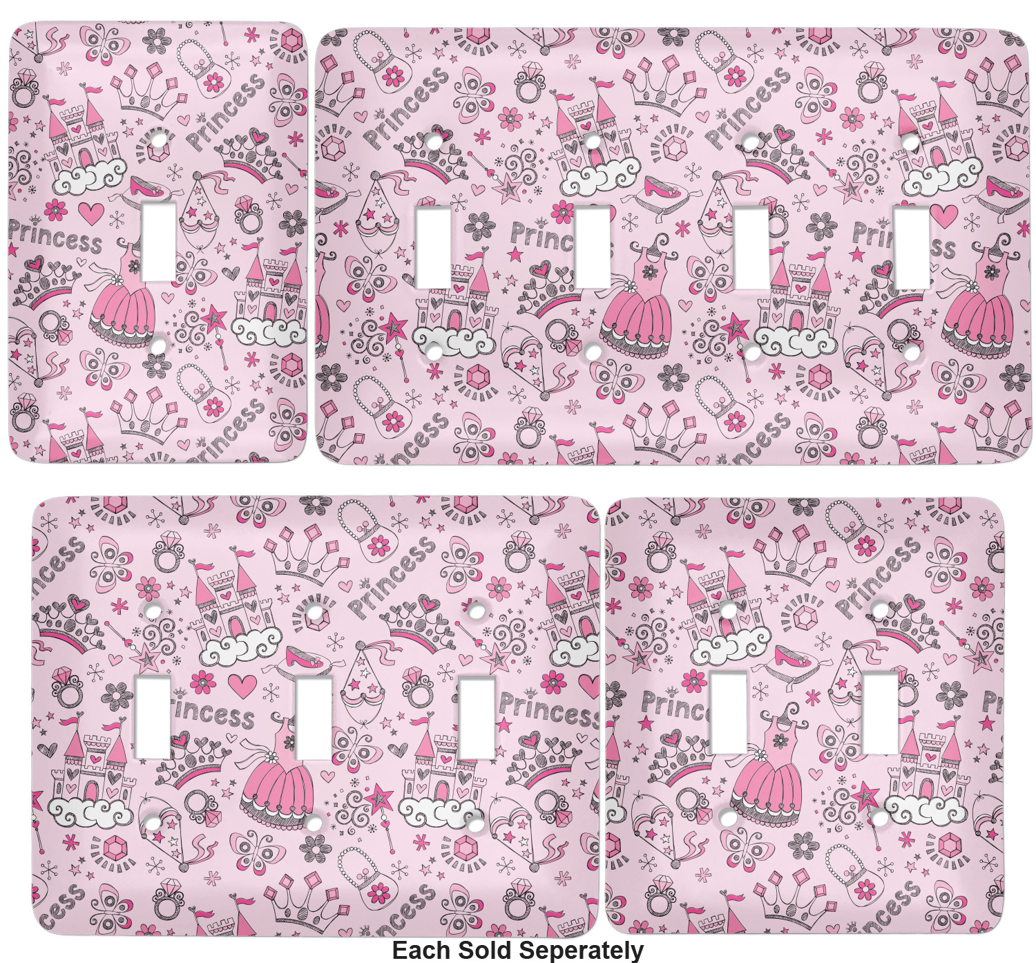 Princess Light Switch Cover (Personalized) YouCustomizeIt