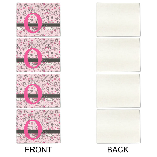 Princess Linen Placemat - APPROVAL Set of 4 (single sided)