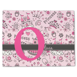 Princess Single-Sided Linen Placemat - Single w/ Name and Initial