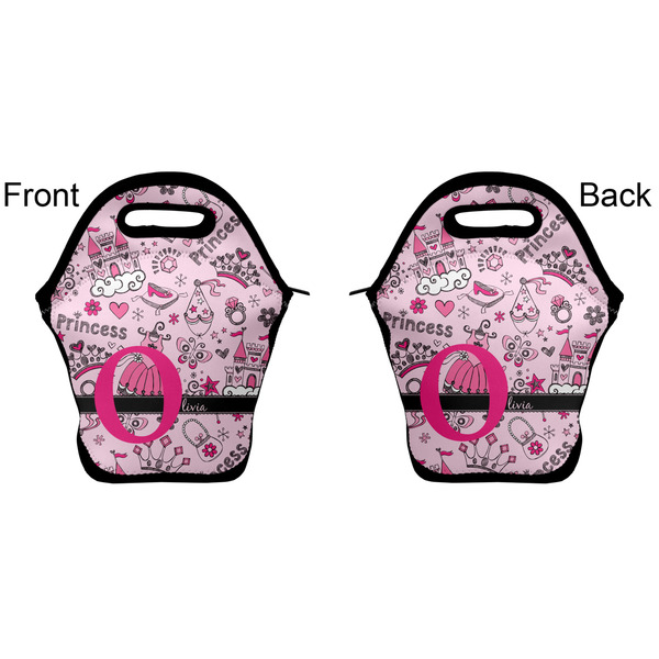 Princess Lunch Bag - Front and Back