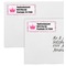 Princess Mailing Labels - Double Stack Close Up