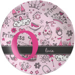 Princess Melamine Salad Plate - 8" (Personalized)